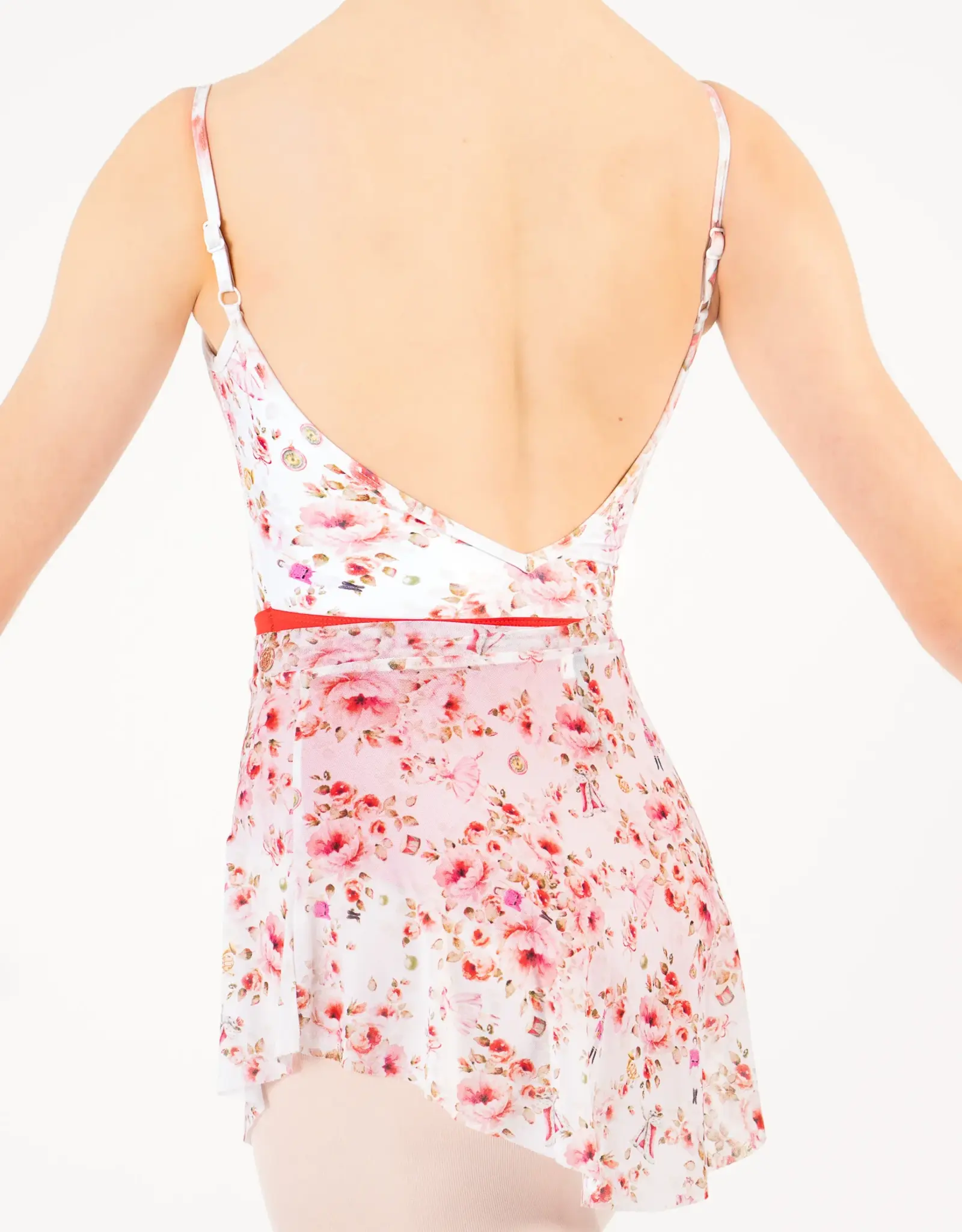 Danse De Paris DDP  Nutcracker Rouge Mesh Skirt