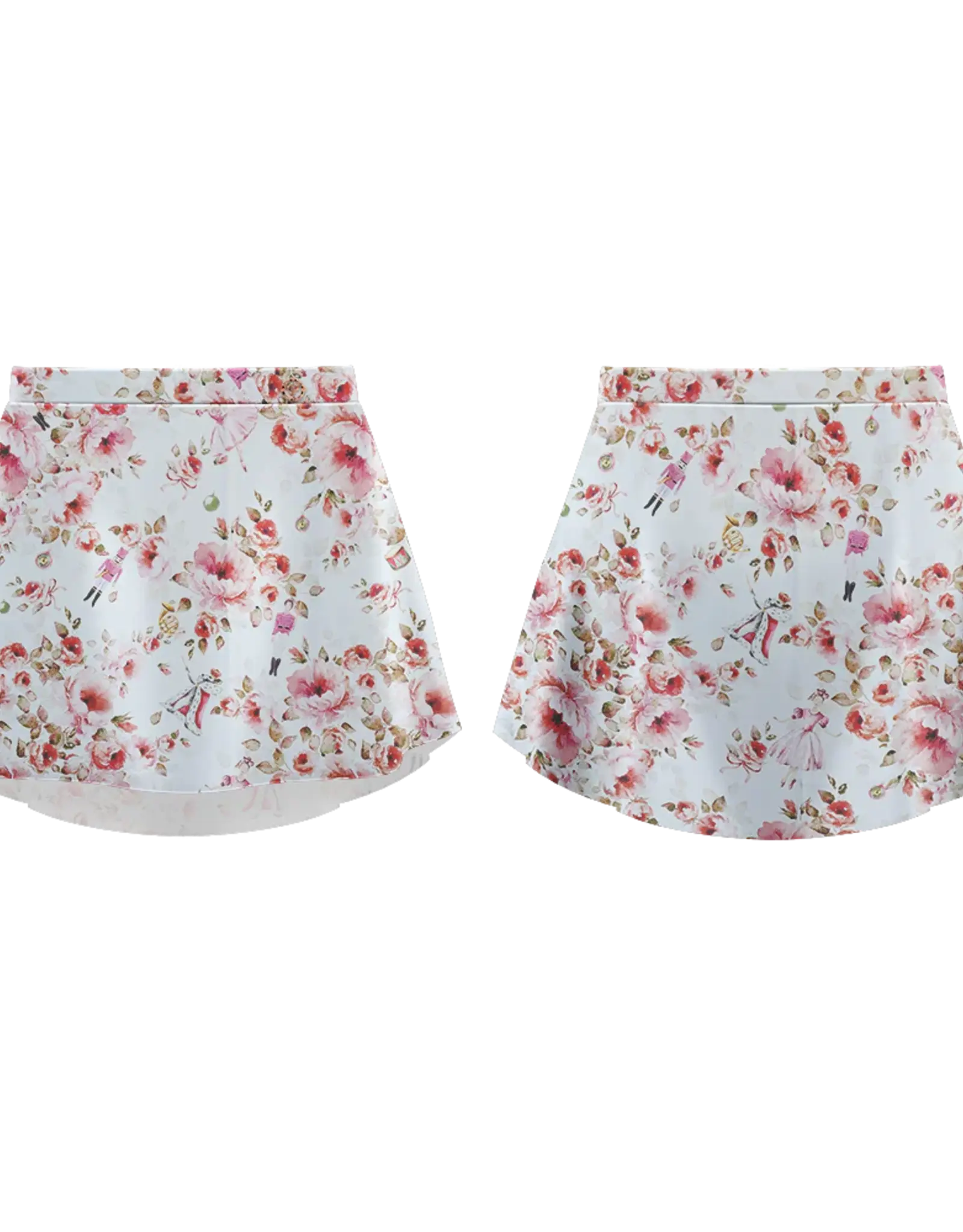 Danse De Paris DDP Nutcracker 23 Rouge Patterned Skirt XXS/XS