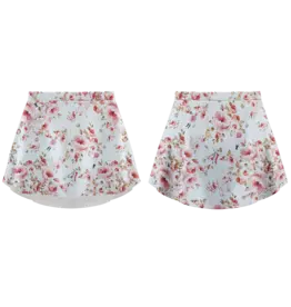 Danse De Paris DDP Nutcracker 23 Rouge Patterned Skirt XXS/XS