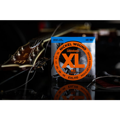 D'Addario D'Addario Nickel Wound XL Regular Lite Electric Guitar Strings 10-46 D'Addario D'Addario Nickel Wound XL Regular Lite Electric Guitar Strings 10-46