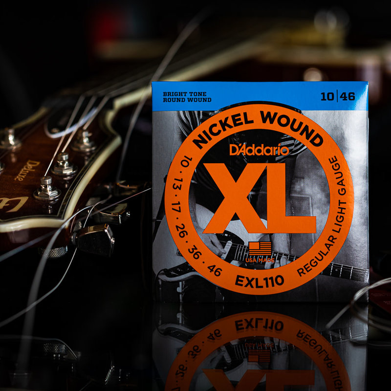 D'Addario D'Addario XL 10-46 Electric Guitar Strings, Nickel Wound, Regular Light