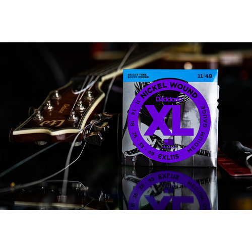 D'Addario D'Addario Nickel Wound XL Medium Blues-Jazz Rock Electric Guitar Strings 11-49 D'Addario D'Addario Nickel Wound XL Medium Blues-Jazz Rock Electric Guitar Strings 11-49