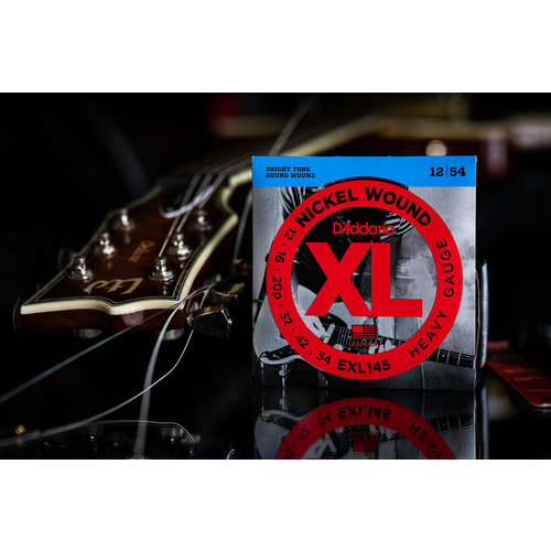 D'Addario D'Addario Nickel Wound XL Heavy w/Plain 3rd Electric Guitar Strings 12-54 D'Addario D'Addario Nickel Wound XL Heavy w/Plain 3rd Electric Guitar Strings 12-54