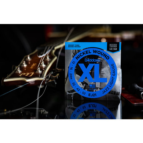 D'Addario D'Addario Nickel Wound XL Jazz Light Electric Guitar Strings 12-52 D'Addario D'Addario Nickel Wound XL Jazz Light Electric Guitar Strings 12-52