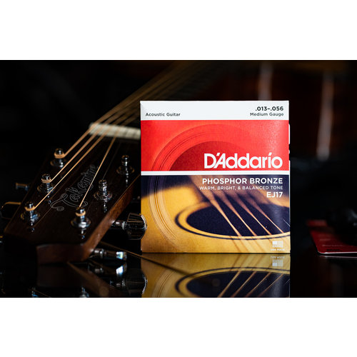 D'Addario D'Addario Phosphor Bronze Acoustic Guitar Strings Medium 13-56 D'Addario D'Addario Phosphor Bronze Acoustic Guitar Strings Medium 13-56