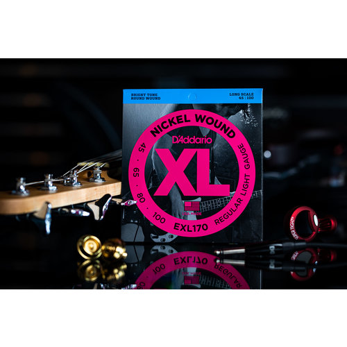 D'Addario D'Addario Nickel Wound Bass Strings Light 45-100 Long Scale D'Addario D'Addario Nickel Wound Bass Strings Light 45-100 Long Scale