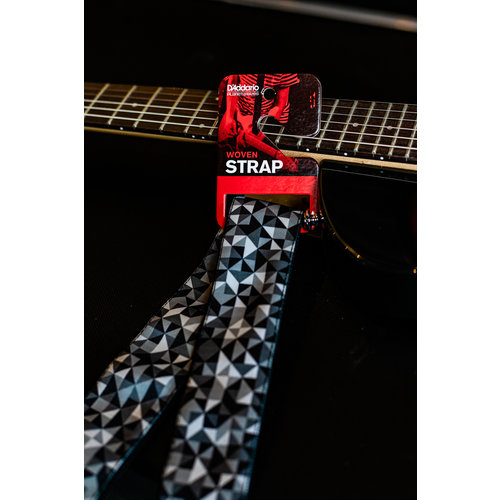 D'Addario 2" Guitar Strap - African Geometry - Grey D'Addario 2" Guitar Strap - African Geometry - Grey