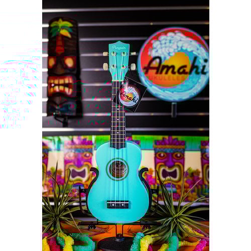 Amahi Amahi Light Blue Penguin Soprano Ukulele Amahi Amahi Light Blue Penguin Soprano Ukulele