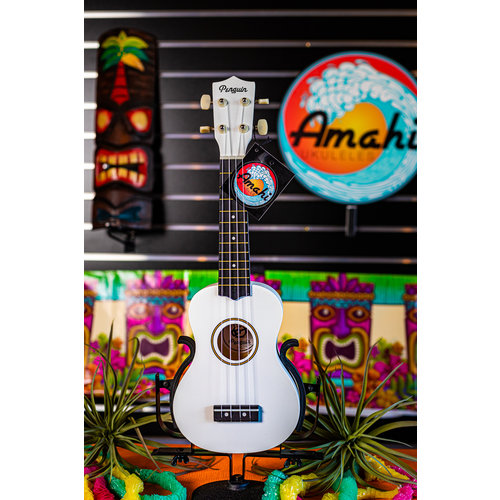 Amahi Amahi White Penguin Soprano Ukulele Amahi Amahi White Penguin Soprano Ukulele