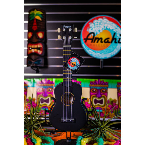 Amahi Amahi Black Penguin Soprano Ukulele Amahi Amahi Black Penguin Soprano Ukulele