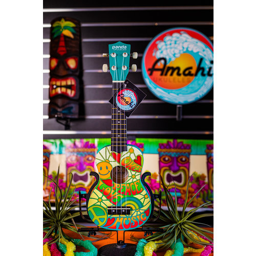 Amahi Amahi Peace & Love Soprano Ukulele Amahi Amahi Peace & Love Soprano Ukulele