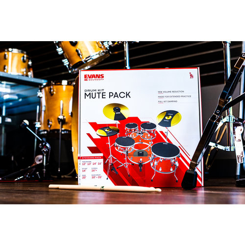 Evans Evans Soundoff Drum Kit Mute Pack - Standard Evans Evans Soundoff Drum Kit Mute Pack - Standard
