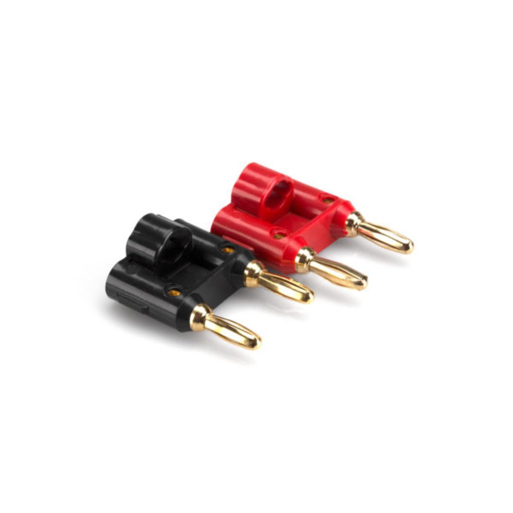 Hosa Connector, Dual Banana (2 Pack)