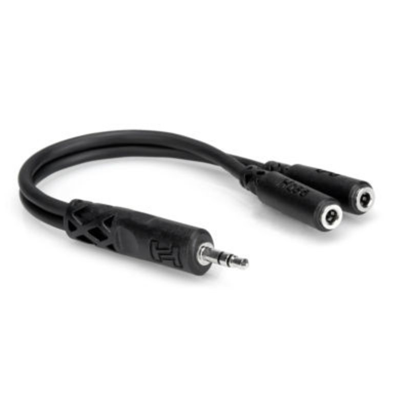 Hosa Y Cable, 3.5 mm TRS to Dual 3.5 mm TRSF