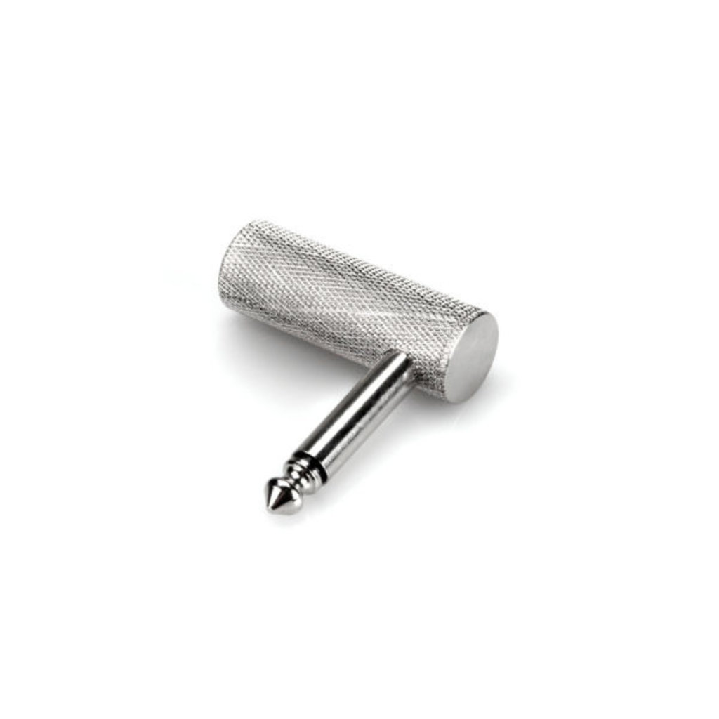 Hosa Right-Angle Adapter, 1/4 in TS to Same