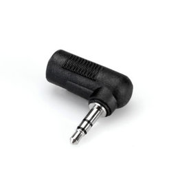 Hosa Right-Angle Adapter, 3.5 mm TRS to 3.5 mm TRS