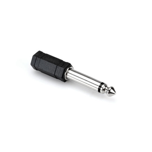 Hosa Adapter, 3.5 mm TRS to 1/4 in TS Hosa Adapter, 3.5 mm TRS to 1/4 in TS