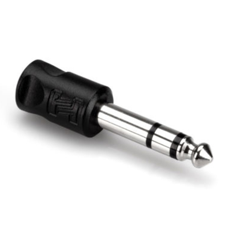 Hosa Headphone Adapter, 3.5 mm TRS to 1/4 in TRS