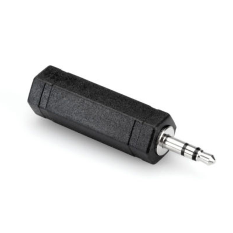 Hosa Adapter, 1/4 in TS to 3.5 mm TRS