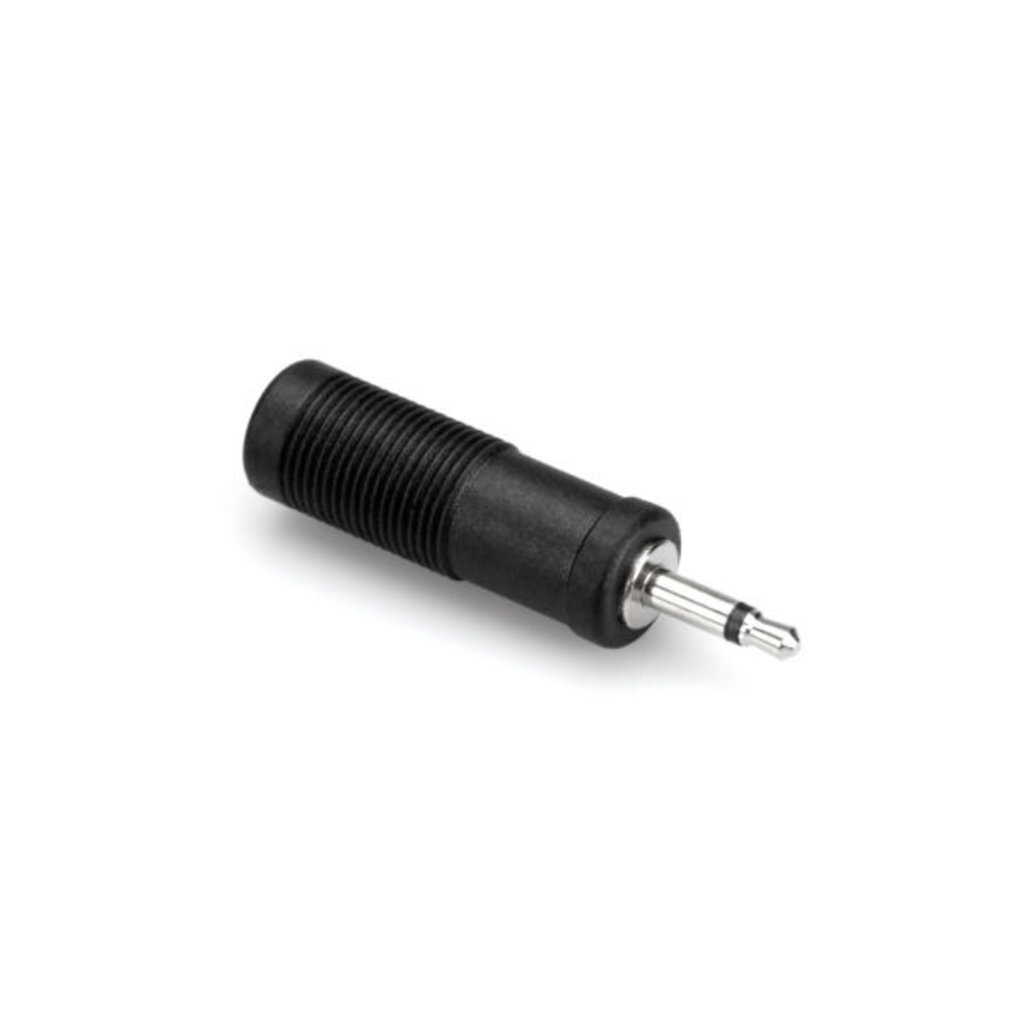 Hosa Adapter, 1/4 in TS to 3.5 mm TS