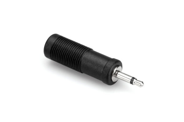 Hosa Adapter, 1/4 in TS to 3.5 mm TS