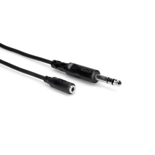 Hosa Headphone Adapter Cable, 3.5 mm TRS to 1/4 in TRS, 10 ft Hosa Headphone Adapter Cable, 3.5 mm TRS to 1/4 in TRS, 10 ft
