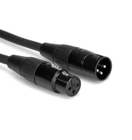 Hosa 25' Pro Microphone Cable, REAN XLR3F to XLR3M