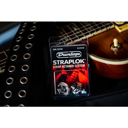 Dunlop STRAPLOK Strap Retainers Dual Design - NICKEL Dunlop STRAPLOK Strap Retainers Dual Design - NICKEL