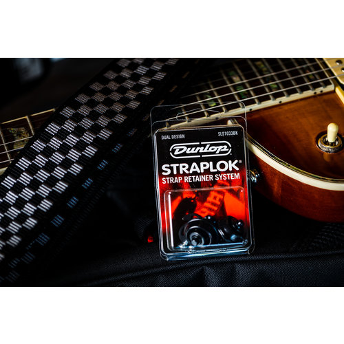 Dunlop STRAPLOK Strap Retainers Dual Design - BLACK OXIDE Dunlop STRAPLOK Strap Retainers Dual Design - BLACK OXIDE