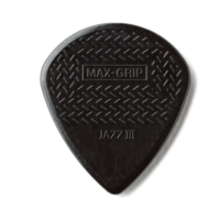 Nylon Max Grip Jazz III Pick - Black Stiffo
