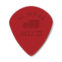 Nylon Jazz III XL Guitar Pick - Red Nylon