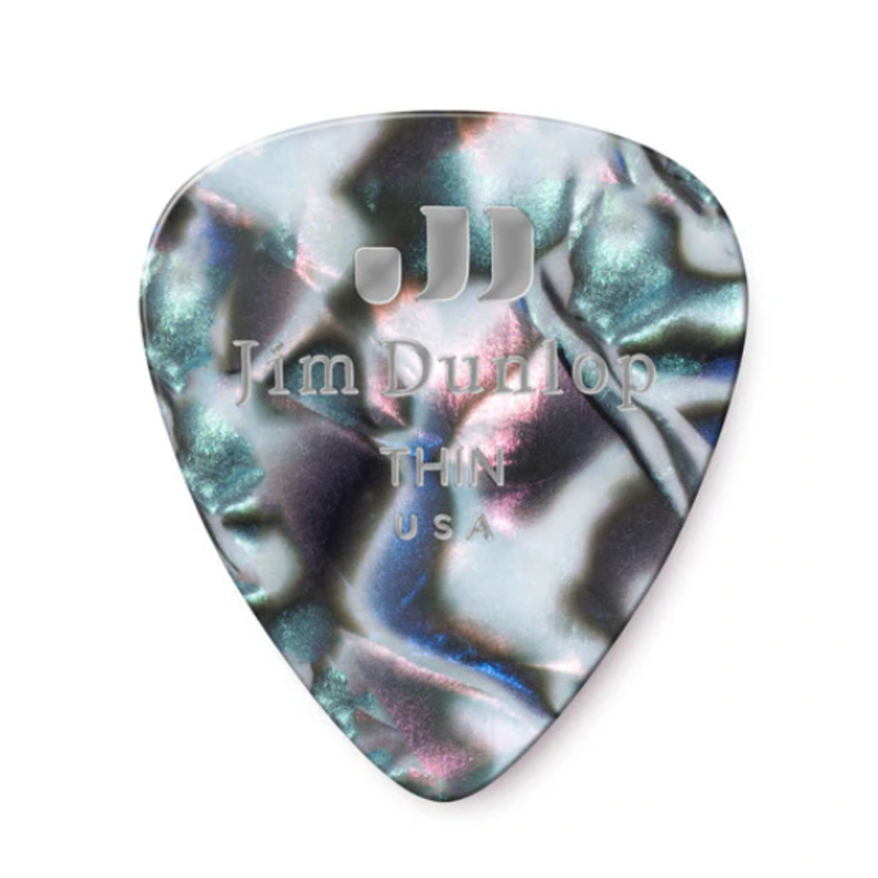 Dunlop Dunlop Abalone Classic Pick, Thin