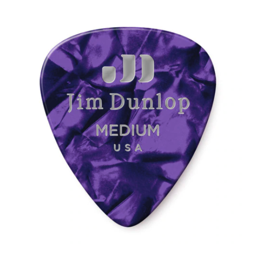 Dunlop Dunlop Purple Pearl Classic Guitar Pick - Medium