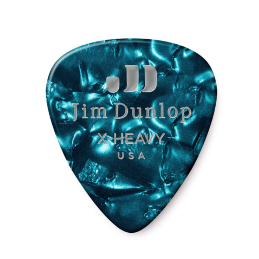 Dunlop Dunlop Turquoise Pearl Classic Pick, Extra Heavy