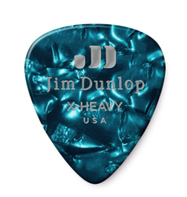 Dunlop Dunlop Turquoise Pearl Classic Pick, Extra Heavy