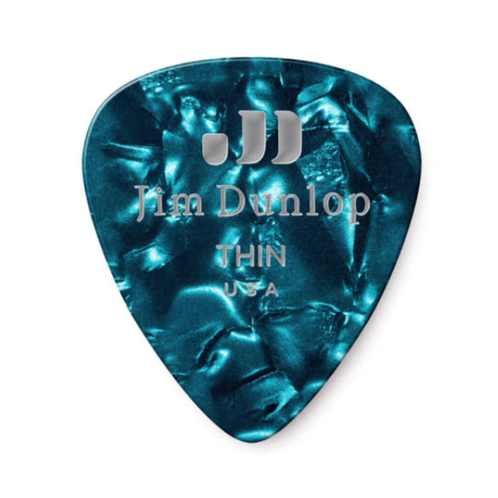 Dunlop Dunlop Turquoise Pearl Classic Pick, Thin