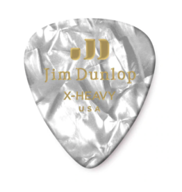 Dunlop Dunlop White Pearl Classic Pick, Extra Heavy