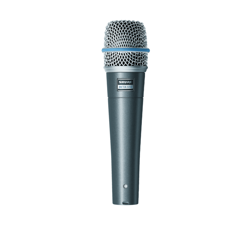 Recording vocals using the legendary Shure SM57 dynamic microphone