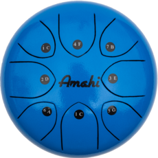 Amahi Amahi 8" Steel Tongue Drum (Blue)