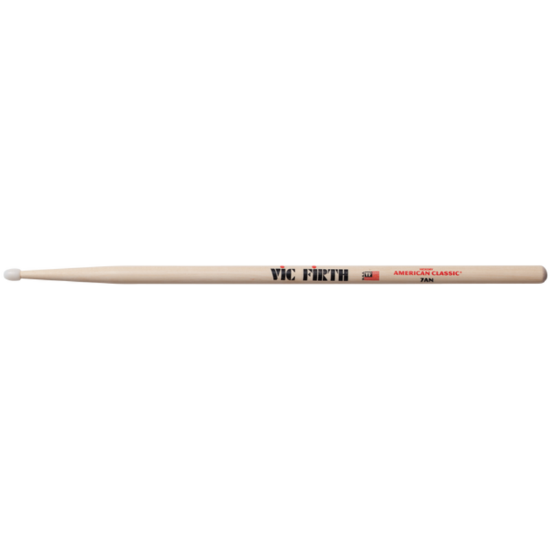 Vic Firth Vic Firth Vic Firth American Classic 7A Drum Sticks, Nylon Tip