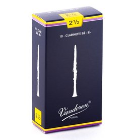 Vandoren Vandoren 2.5 Bb Clarinet Reeds (10 Pack)