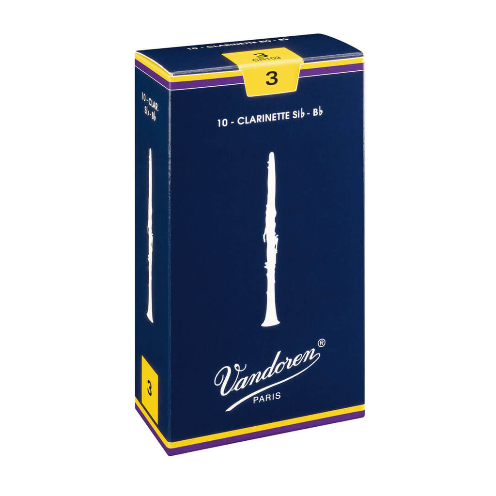 Vandoren Vandoren 3 Bb Clarinet Reeds (10 Pack)