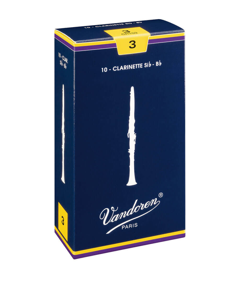 Vandoren 3 Bb Clarinet Reeds (10 Pack)