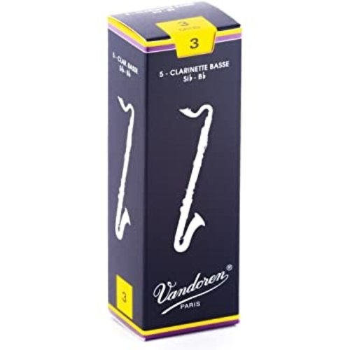 Vandoren Vandoren Bass Clarinet Reeds 3 Box/5 Vandoren Vandoren Bass Clarinet Reeds 3 Box/5