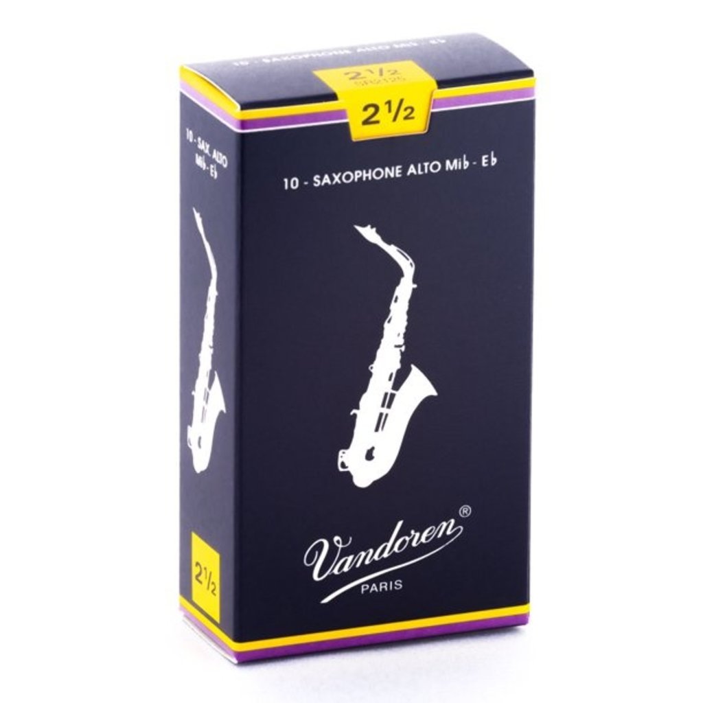 Vandoren Vandoren 2.5 Alto Saxophone Reeds (10 Pack)