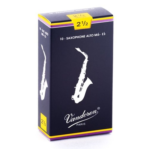 Vandoren Vandoren Alto Saxaphone Reeds 2.5 Box/10 Vandoren Vandoren Alto Saxaphone Reeds 2.5 Box/10