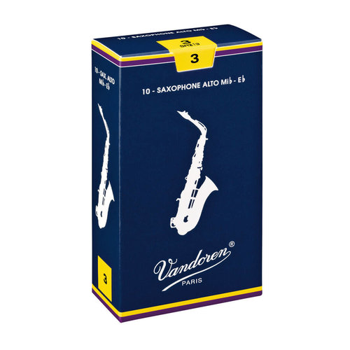 Vandoren Vandoren Alto Saxaphone Reeds 3 Box/10 Vandoren Vandoren Alto Saxaphone Reeds 3 Box/10
