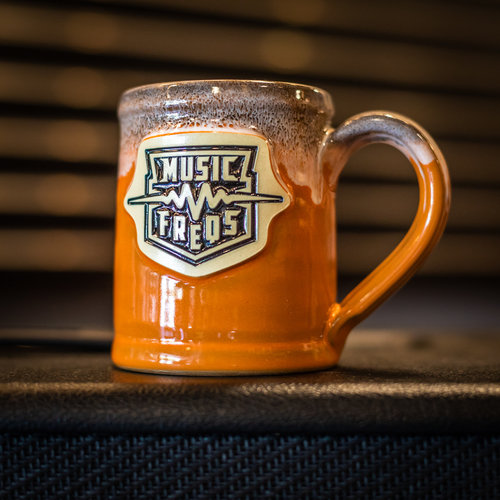 Music Freqs Mug - Orange Music Freqs Mug - Orange