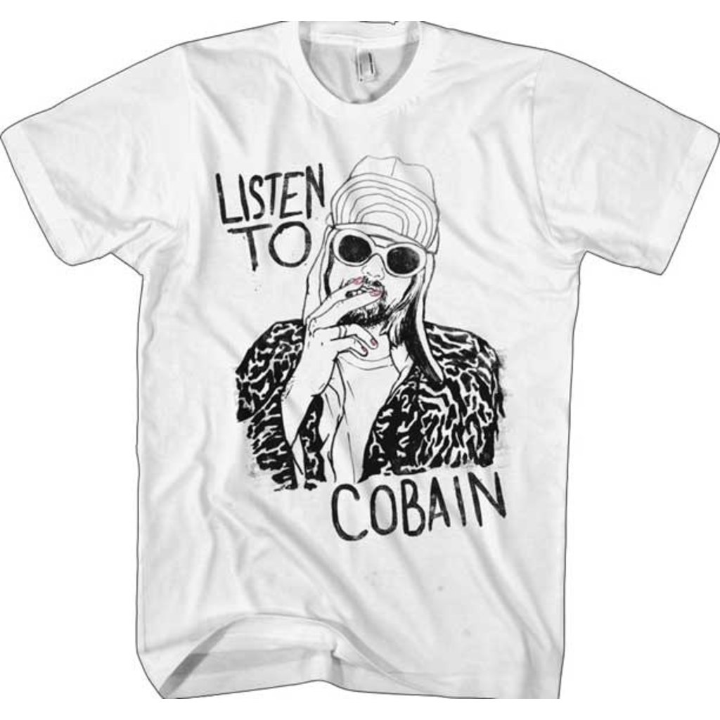 Live Nation Kurt Cobain "Listen to Cobain" Tee (Mens/Unisex)