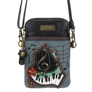Chala Piano Cellphone Crossbody Handbag - Indigo